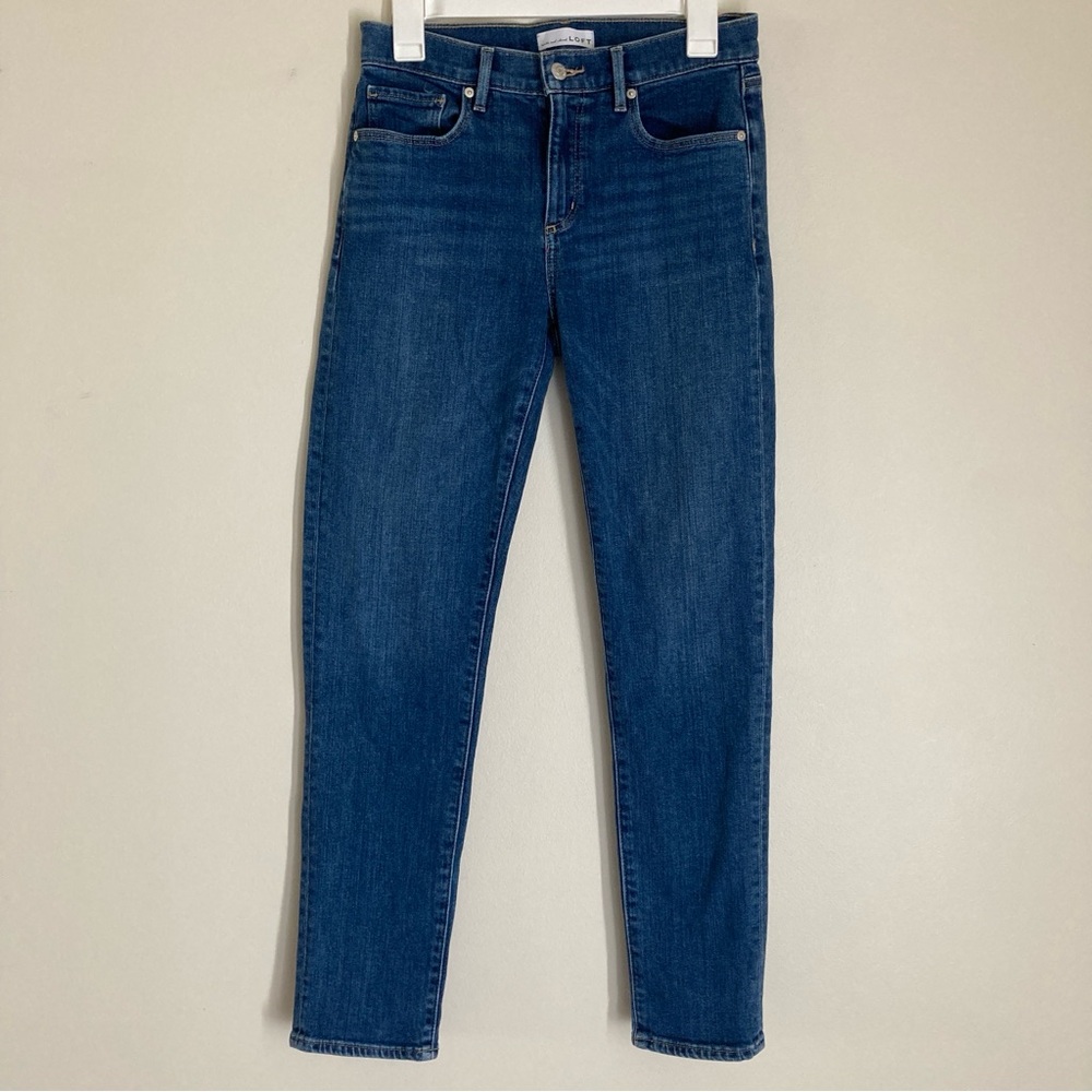 LOFT The Super Soft Girlfriend Denim Jeans Size 26/2